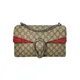 Gucci Vintage, Pre-owned Shoulder Bags, female, Red, ONE Size, Pre-owned Canvas gucci-bags, Pre-owned
