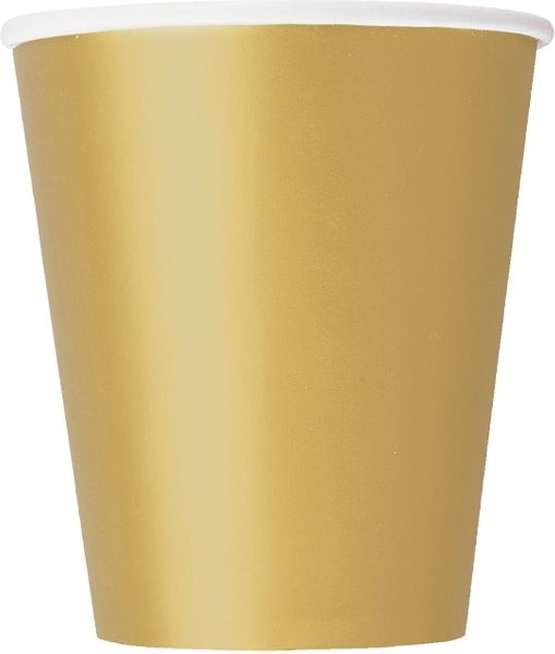 8 Becher gold 266 ml Image
