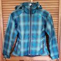 The North Face Jackets & Coats | North Face Plaid Jacket Women's Size Xs | Color: Blue | Size: Xs