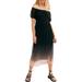 Free People Dresses | Free People | Piper Ombre Midi Dress In Black - Size Medium (Nwt) | Color: Black | Size: M