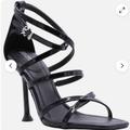 Michael Kors Shoes | Michael Kors Imani Patent Leather Strappy Dress Sandals | Color: Black | Size: 8