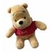 Disney Toys | Disney Original- Winnie The Pooh -9” Mini Bean Bag Plush Animal Toy | Color: Red/Yellow | Size: Small