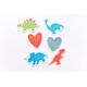 Dinosaur Stickers/Valentine Gift/Watercolor Heart Stickers/Sticker Pack/Waterproof Stickers/Die Cut Stickers/Kids Dino Stickers