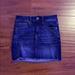 American Eagle Outfitters Skirts | American Eagle Jean Skirt | Color: Purple | Size: 4