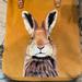 Anthropologie Bags | Anthropologie Rabbit Tote Bag In Gold Suede | Color: Gold | Size: Os