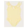 Monsoon Baby Girls Seersucker Swimsuit - Yellow