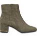 Michael Kors Shoes | Nib Michael Kors Sabrina Chain Suede Olive Mid Ankle Boot 9m New With Box | Color: Gold | Size: 9m (40) - Brand New In Box