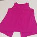 Athleta Tops | Athleta Pink Workout Tank Top .Size Medium Open 1/2 In The Back .Great Condition | Color: Pink | Size: M