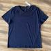 J. Crew Tops | J Crew Lace-Collar Short-Sleeve T-Shirt Nwt | Color: Blue | Size: M