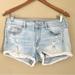 American Eagle Outfitters Shorts | American Eagle Outfitters Pom Fringe Shortie Shorts Blue Size 8 | Color: Blue | Size: 8