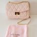 Kate Spade Bags | Kate Spade Ka766 Carey Smooth Quilted Leather Shoulder Bag Handbag Conch Pink | Color: Gold/Pink | Size: Os
