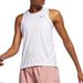 Nike Tops | Nike Women’s White Running Dri-Fit Miler Tank Top Xs | Color: Gray/White | Size: Xs