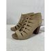 Michael Kors Shoes | Michael Kors Elsie Lace Up Heels Womens 7.5 Tan Suede | Color: Brown | Size: 7