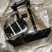 Victoria's Secret Bags | Nwot Vs Black/Silver Zippered Bag And Crossbody | Color: Black/Silver | Size: Os