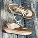 Madewell Shoes | Madewell Retro Kickoff Sneakers - Size 6.5 | Color: Tan/White | Size: 6.5