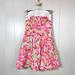 Lilly Pulitzer Dresses | Lilly Pulitzer Pink Tiger Call Me Kitty Ferra Strapless Dress Size 2 | Color: Pink/White | Size: 2