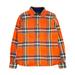 Polo By Ralph Lauren Tops | Euc Polo Ralph Lauren Bison Plaid Shirt Jacket In Buffalo Jacquard In Orange S | Color: Orange | Size: S