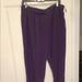 Tory Burch Pants & Jumpsuits | New Tory Burch $325 Talia All Silk Pull-On Pants | Color: Blue/Purple | Size: 12