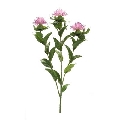 Pink Thistle Floral Spray (Set Of 6) by Melrose in Purple