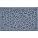 WaterHog Paws And Bones Indoor/Outdoor Door Mat by Bungalow Flooring in Bluestone (Size 2'W X 3'L)