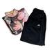 Adidas Matching Sets | Adidas Girls Size L 14 Floral Full Zip Top 2 Piece Tracksuit | Color: Black/Pink | Size: 14g