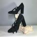 Nine West Shoes | Nine West Black Suede Heel Shoes | Color: Black | Size: 9