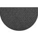 Argyle Indoor/Outdoor Half Round Door Mat by WaterHog in Charcoal