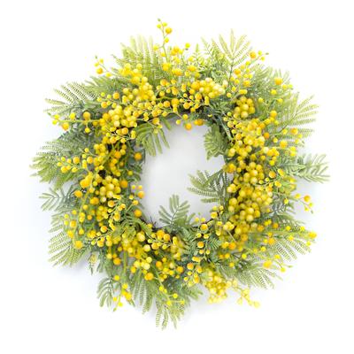 Fern And Mimosa Wreath 27
