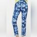 J. Crew Pants & Jumpsuits | J Crew Blue Floral High Rise Ankle Crop Pant | Color: Blue | Size: 8p