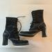 Nine West Shoes | New Nine West Lace Up Boot 8 1/2 M | Color: Black | Size: 8.5