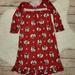 Disney Pajamas | Disney Junior Minnie Mouse Toddler Girl Red Long-Sleeved Night Gown | Color: Pink/Red | Size: 4tg