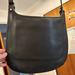 Coach Bags | Never Used. Vintage Coach No. F9p - 9134 Black Leather Hippie Flap Crossbody Bag | Color: Black | Size: Os
