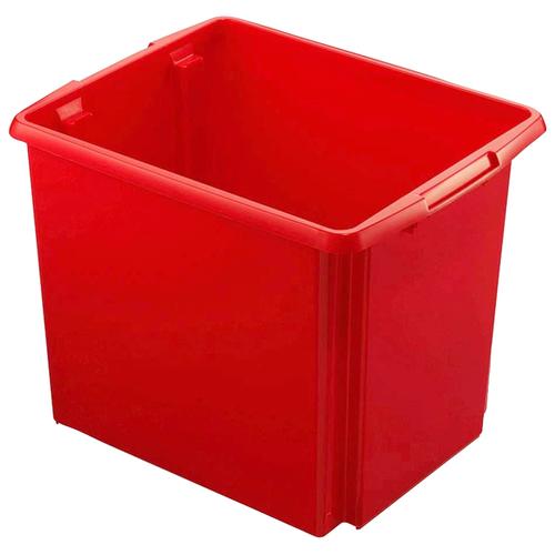 Stapelbox Aufbewahrungsboxen BxTxH: 36x45,5x36 cm, 45 l Gr. B/H/T: 36 cm x 36 cm x 45,5 cm, rot Stapelbox Aufbewahrungsbox Stapelboxen