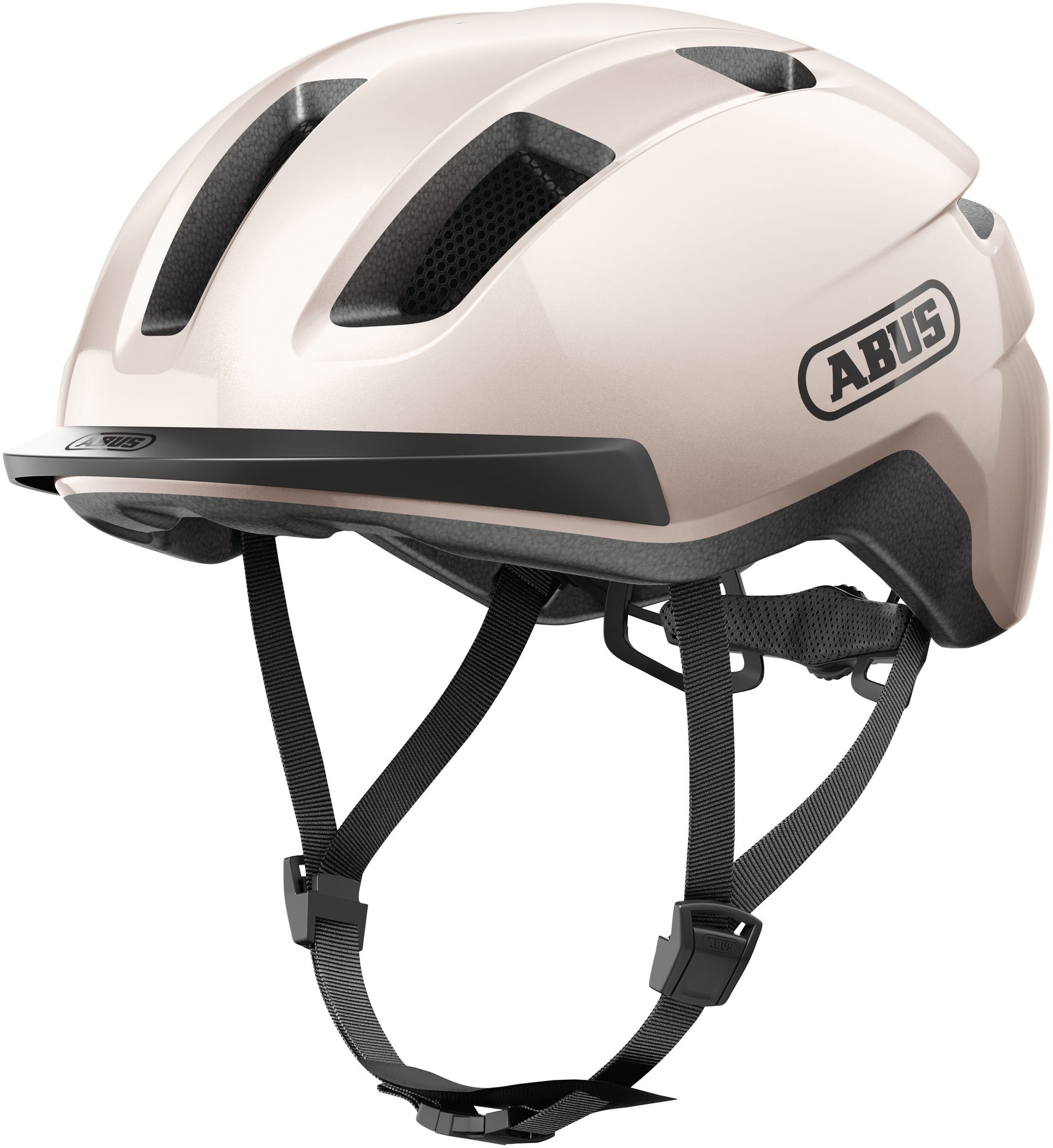 Fahrradhelm ABUS "PURL-Y" Gr. M, beige (champagne gold), Helme, M Kopfumfang: 54cm - 58cm Image