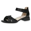 Sandalette CAPRICE Gr. 41, schwarz Damen Schuhe Sandaletten