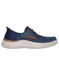 Skechers Men's Slip-ins RF: Hasting - Niko Shoes | Size 12.0 | Navy | Textile/Synthetic/Metal | Vegan