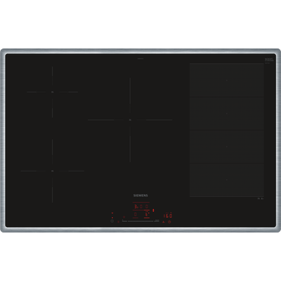 SIEMENS Induktions-Kochfeld "EX845HVC1E", schwarz, B:80,2cm H:5,5cm T:52,3cm, Kochfelder