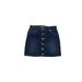 Cat & Jack Denim Skirt: Blue Solid Skirts & Dresses - Kids Girl's Size 10