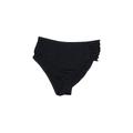 Shade & Shore Swimsuit Bottoms: Black Solid Swimwear - Women's Size Large