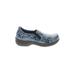 Easy Street Mule/Clog: Blue Paisley Shoes - Women's Size 7 1/2