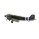 MODINK Model Aaircraft 1:100 For C47 DC3 Fighter Model Air Train Military Aircraft Replica Aviation Plane Collectible Toy Scaled Model Aircraft (Color : A)