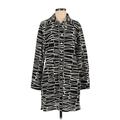 Trina Turk Jacket: Black Zebra Print Jackets & Outerwear - Women's Size Small