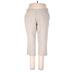 Croft & Barrow Khaki Pant: Tan Solid Bottoms - Women's Size 18