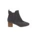 Lane Bryant Ankle Boots: Gray Solid Shoes - Women's Size 8 Plus