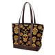 FNETJXF Canvas Tote Bags, Large Tote Bag, Women's Tote Handbags, Lovely Mexican Style Cartoon Skull, Tote Bags Women