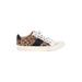 Vintage Havana Sneakers: Ivory Leopard Print Shoes - Women's Size 6