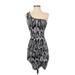 Guess Casual Dress - Mini: Gray Graphic Dresses - Women's Size Small