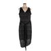 RACHEL Rachel Roy Casual Dress: Black Grid Dresses - Women's Size 2X