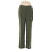 Alfred Dunner Casual Pants - High Rise: Green Bottoms - Women's Size 8