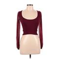 Intimately by Free People Long Sleeve Top Burgundy Tops - Women's Size Medium